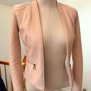 BLANKNYC Womens Vegan Leather Moto Jacket